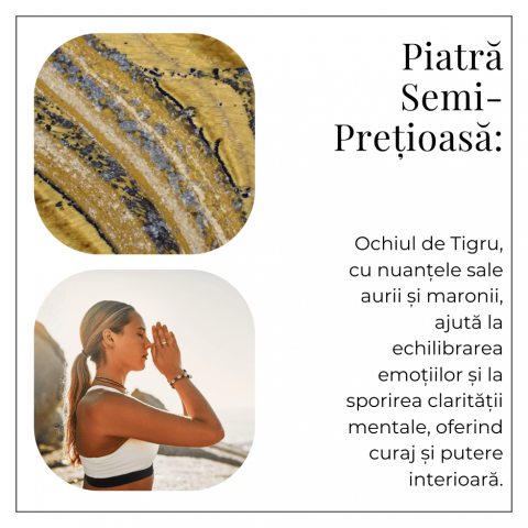 Colier cu pandantiv oval din Ochi de Tigru Natural – Protectie si Curaj [7]