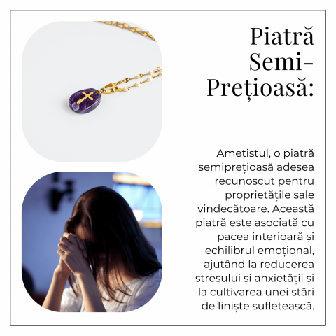 Bijuterie pentru Claritate si Conectare Divina – Colier cu Ametist [5]