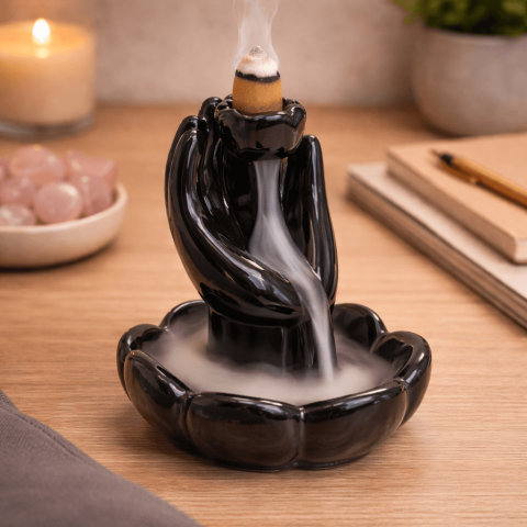 Conuri Parfumate Backflow Golden Nag Reiki Energy – Piramida Sacra pentru Vindecare si Echilibru Energetic [1]