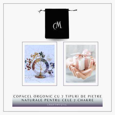 Copacel Orgonic Cu 7 Tipuri De Pietre Naturale - Armonie Si Energie [7]