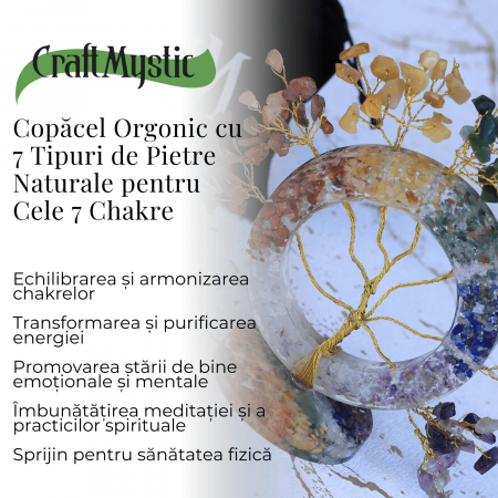 Copacel Orgonic Cu 7 Tipuri De Pietre Naturale - Armonie Si Energie [1]