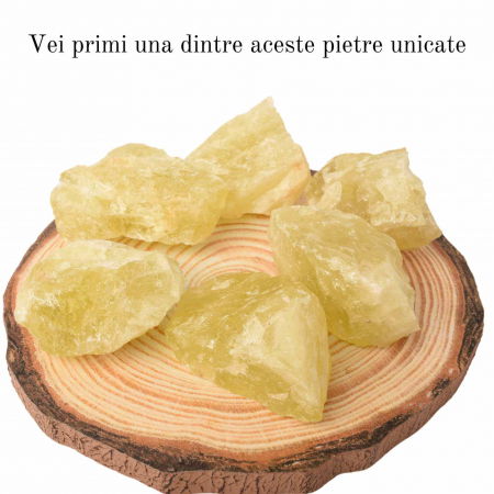 Cristal natural unicat Citrin pietre brute 8-9 cm  - Pietre semiprețioase pentru optimism, creativitate, motivatie [8]