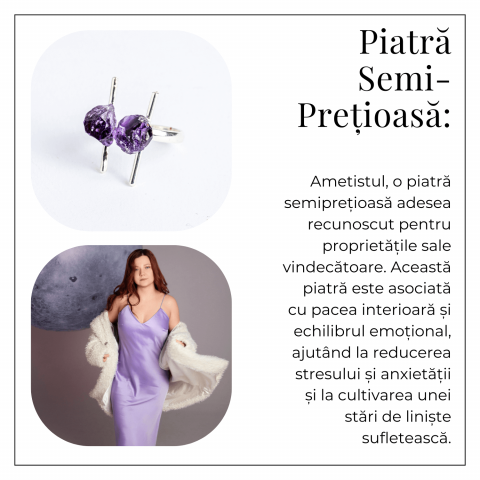 Accesoriu cu sens – Inel cu ametist pentru focus si pace [5]