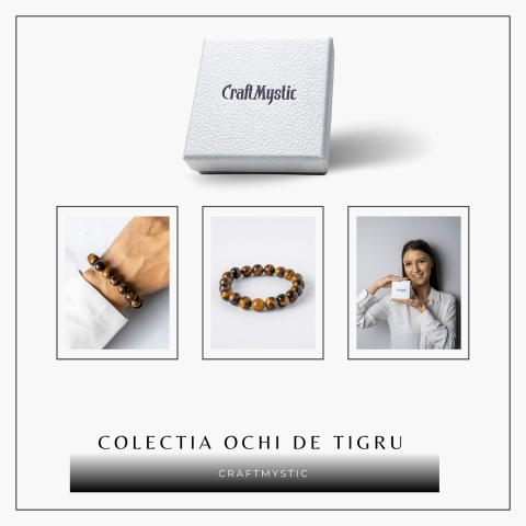 Putere si Protectie – Bratara din Ochi de Tigru Natural 10mm [6]