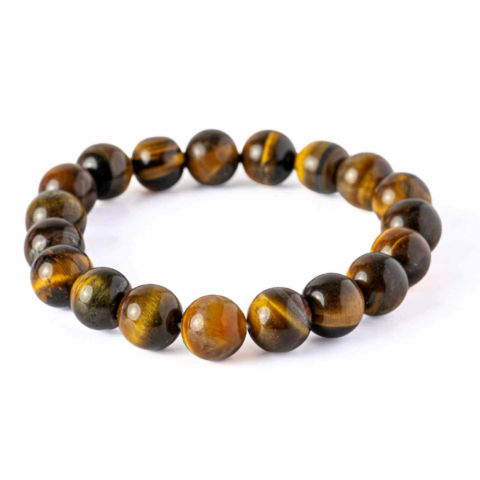 Incredere si Curaj - Putere si Protectie – Bratara din Ochi de Tigru Natural 10mm
