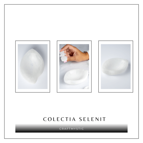 Bol din Selenit Natural – Purificare Energetica si Incarcare Cristalina [7]