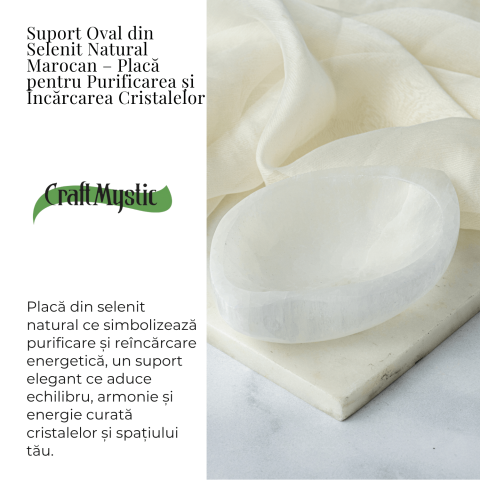 Bol din Selenit Natural – Purificare Energetica si Incarcare Cristalina [2]