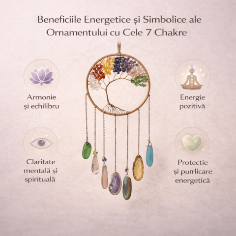 Dreamcatcher cu cele 7 chakre – un simbol al armoniei si al echilibrului interior [5]