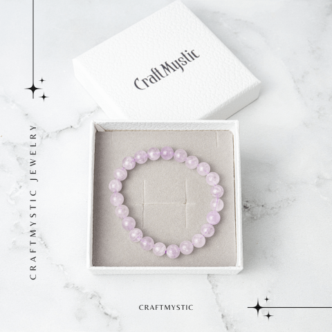 Calm si Armonie – Bratara din Ametist Lavanda Natural 8mm [6]