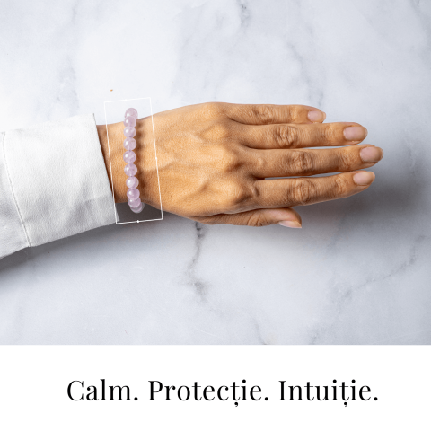 Calm si Armonie – Bratara din Ametist Lavanda Natural 8mm [1]