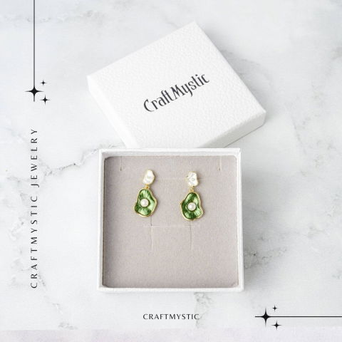 Eleganta si Delicatețe – Cercei Lotus Leaf cu Perle Naturale [5]