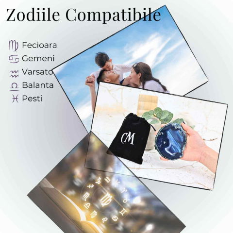 Felie de Agat Albastru 7-8 cm  forma neregulata– Calm si Claritate Mentala [3]