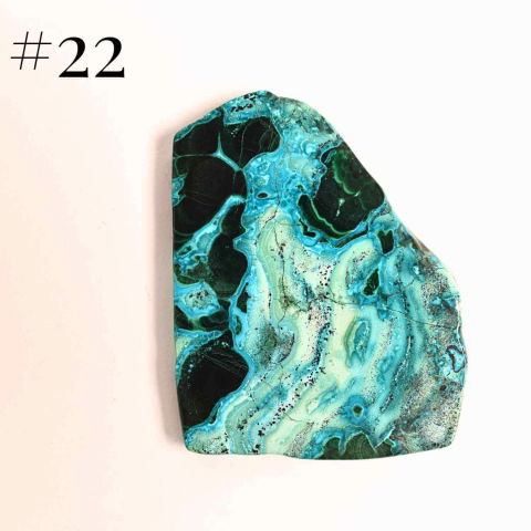 Felie unicat cu Malachit, Crisocola, Stalactite, Cornetite - Protectie si echilibru energetic [9]