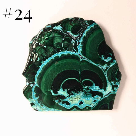 Felie unicat cu Malachit, Crisocola, Stalactite, Cornetite - Protectie si echilibru energetic [11]