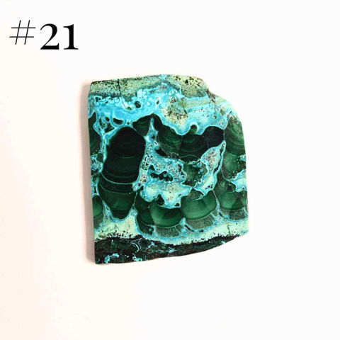 Felie unicat cu Malachit, Crisocola, Stalactite, Cornetite - Protectie si echilibru energetic [8]