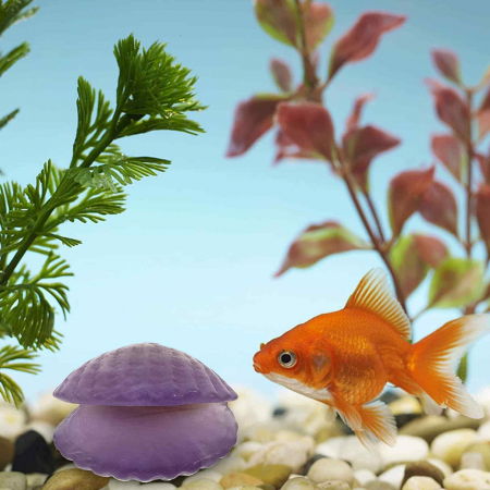 Figurina 4 cm din cristal natural in forma de scoica, ornamente pentru acvariu, marturie tip cadou de nunta, proiecte DIY [1]