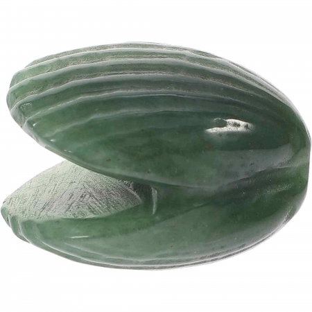 Figurine și Sculpturi din Cristal - Figurina 4 cm din cristal natural in forma de scoica, ornamente pentru acvariu, marturie tip cadou de nunta, proiecte DIY