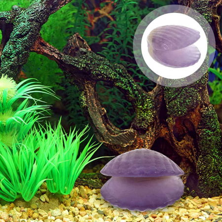 Figurina 4 cm din cristal natural in forma de scoica, ornamente pentru acvariu, marturie tip cadou de nunta, proiecte DIY [4]