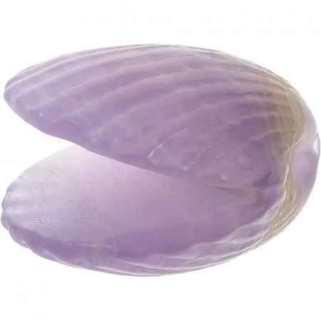 Figurina 4 cm din cristal natural in forma de scoica, ornamente pentru acvariu, marturie tip cadou de nunta, proiecte DIY