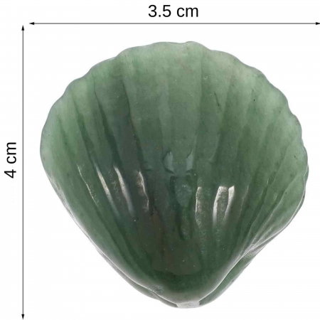 Figurina 4 cm din cristal natural in forma de scoica, ornamente pentru acvariu, marturie tip cadou de nunta, proiecte DIY [1]