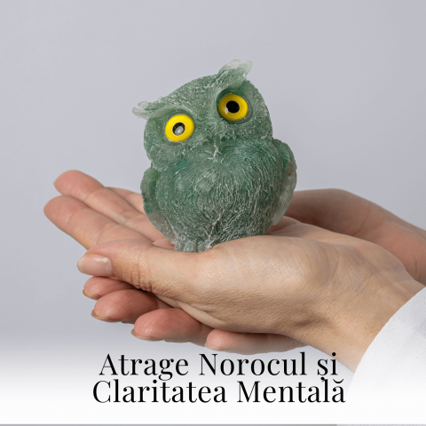 Bufnita din Aventurin Verde – Simbolul Intelepciunii si Norocului [1]