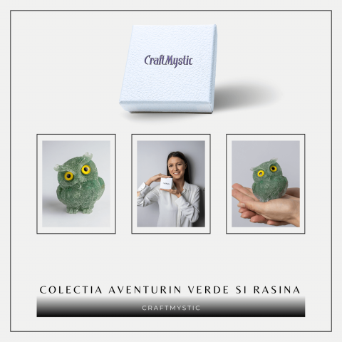 Bufnita din Aventurin Verde – Simbolul Intelepciunii si Norocului [6]