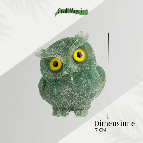Bufnita din Aventurin Verde – Simbolul Intelepciunii si Norocului [2]