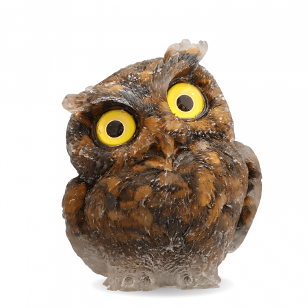 Figurina Bufnita din Ochi de Tigru – Protectie si Claritate Mentala [8]