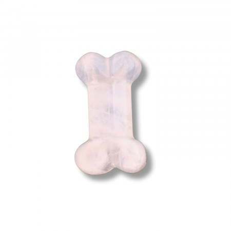 Figurina in Forma de Os din Cristale Naturale - Ametist, Ochi de Tigru, Obsidian si Cuart Roz, 30mm [16]