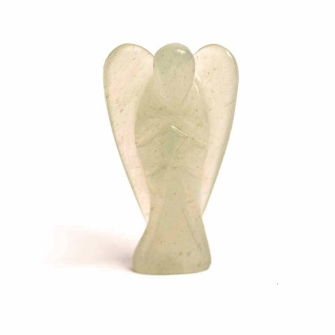 Îngeri și Simboluri Spirituale - Figurina Inger din Aventurin Verde pentru Echilibru si Calm Interior, 50-55mm