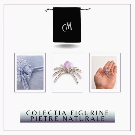 Figurina Paianjen Ametist - Echilibru Emotional si Protectie Energetica [6]