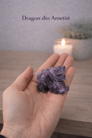 Dragon din Ametist – Claritate Spirituala si Protectie Energetica [1]