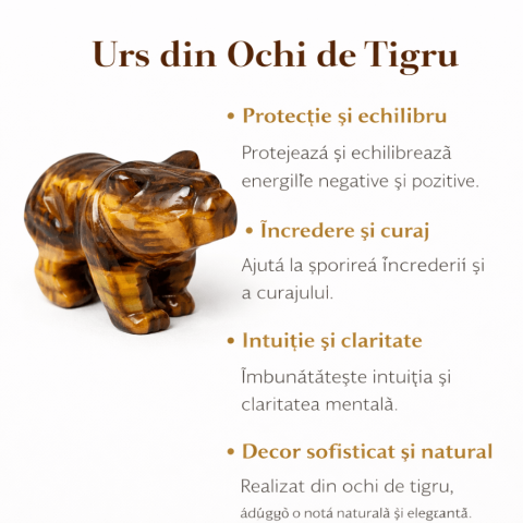 Urs Protector din Ochi de Tigru – Forta Interioara si Stabilitate Energetica [3]