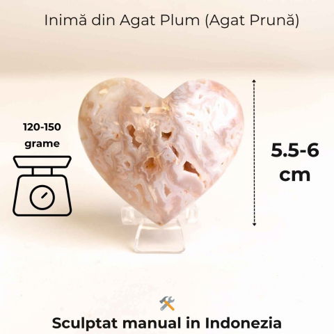 Inima din Agat Pruna – Liniste si iubire in forma pura [1]
