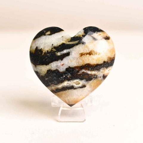 Zebra Jasp - Inima din Zebra Jasp Indonezian – Echilibru si claritate emotionala