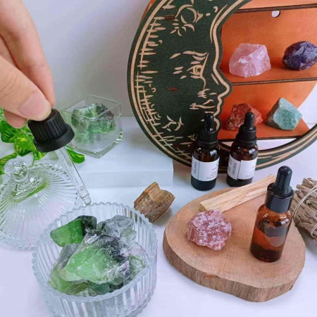 Cristal Brut Natural de Fluorit Multicolor - Cadou Energetizant Unic, Ideal pentru Meditatie si Echilibrare Energetica, Dimensiuni 5-7 cm [4]