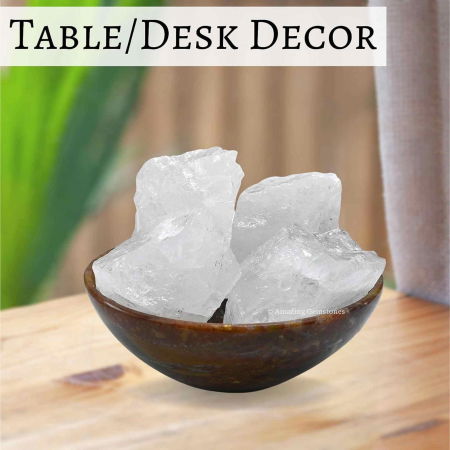 Pietre Brute Naturale din Cuart Transparent, Dimensiuni 6-7 cm [1]