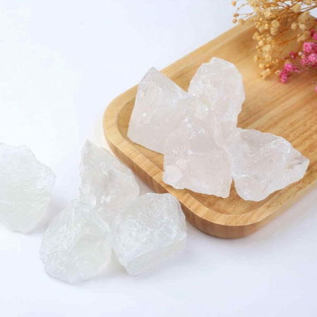 Pietre Brute Naturale din Cuart Transparent, Dimensiuni 6-7 cm [2]