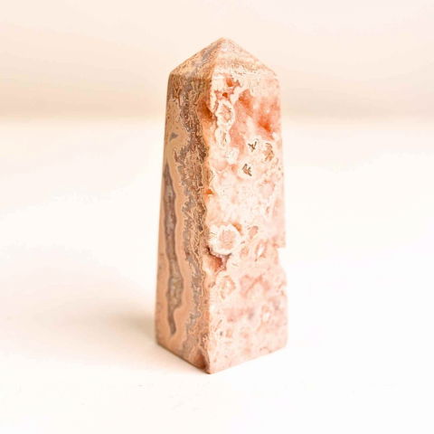 Cristale și Pietre Semiprețioase - Turn din Agat Crazy Lace – Energie in forma pura