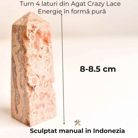 Turn din Agat Crazy Lace – Energie in forma pura [1]