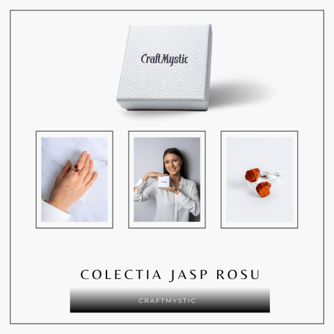 Inelul curajului – Dublu Jasp rosu pentru forta interioara si vitalitate [7]