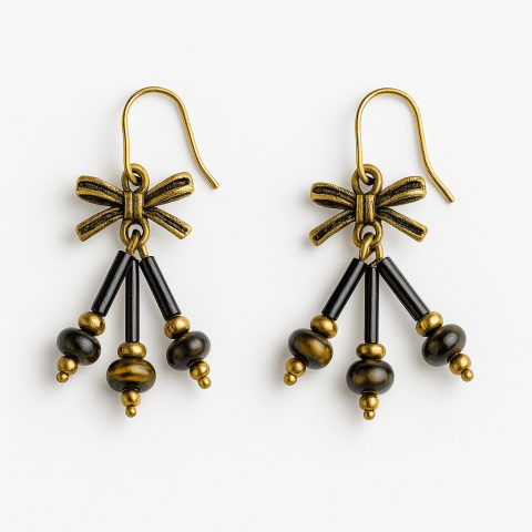 Anti deochi - Forta Interioara si Calm – Cercei cu Hematit si Ochi de Tigru