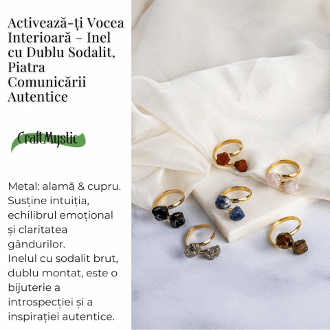 Activeaza-ti vocea interioara – Inel cu dublu Sodalit, piatra comunicarii autentice [2]