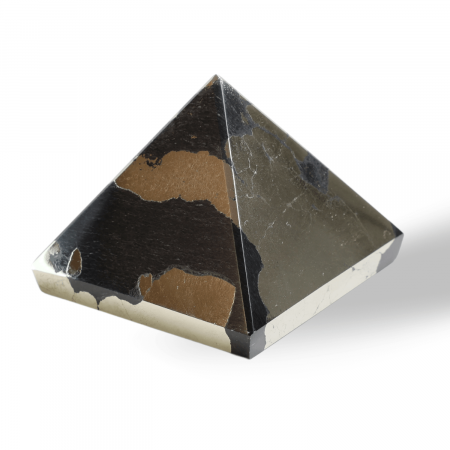 Piramida Sculptata Manual 60mm din Piatra Pirita Naturala [9]