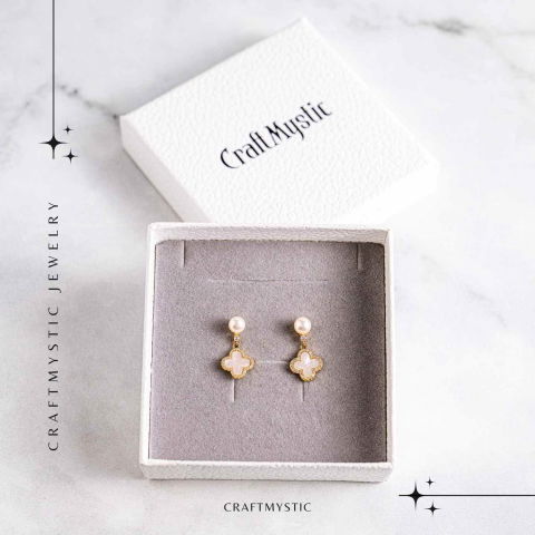 Talisman delicat cu perla si scoica – Cercei norocosi pentru fiecare zi [5]