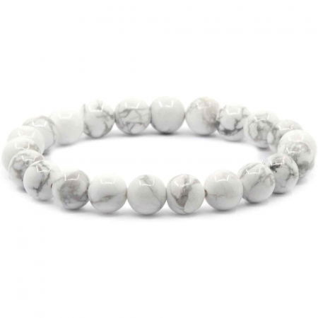 Bratara cu margele 8mm din pietre semipretioase naturale din turcoaz - Aduce echilibru