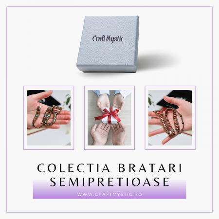 Bratara din Cristale Jasp Imperial pentru Smartwatch Apple, Model 38 mm sau 42 mm [8]