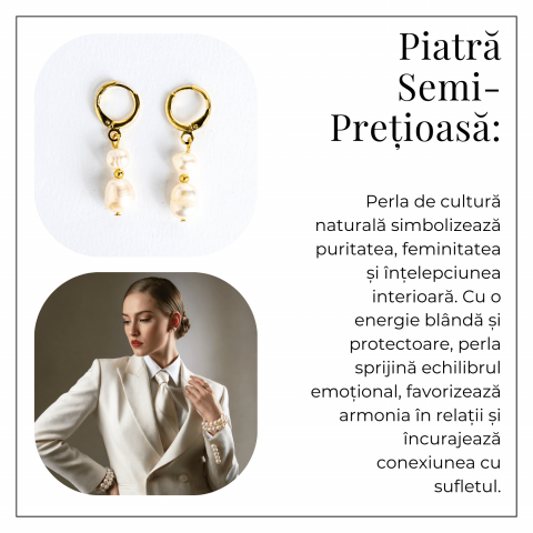 Cercei cu perle de cultura – Bijuterie rafinata si echilibrata pentru femei elegante [6]