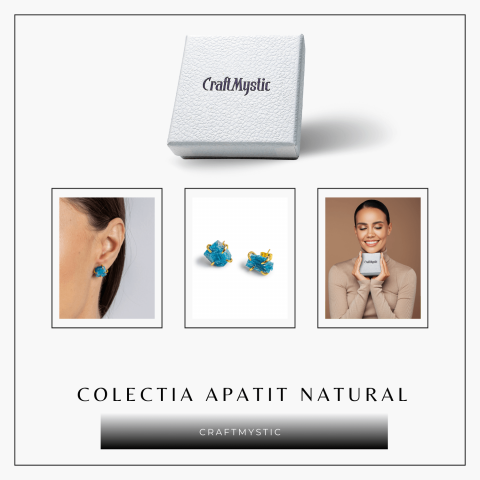 Cercei de Claritate si Inspiratie – Apatit Natural si Finisaj Auriu [6]