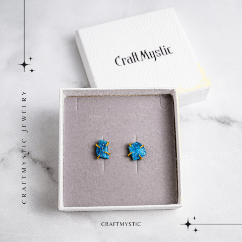 Cercei de Claritate si Inspiratie – Apatit Natural si Finisaj Auriu [7]